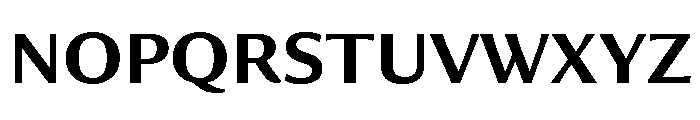 Collier Sans Semi Bold Font UPPERCASE
