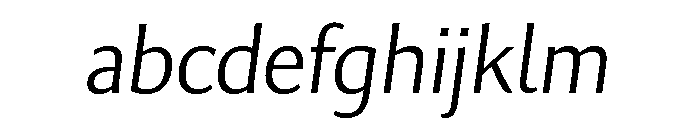Collier Sans Thin Italic FONT