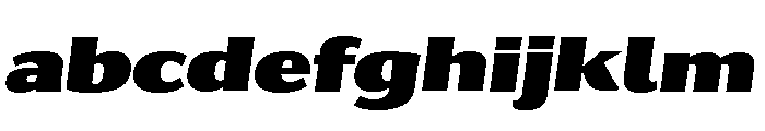 Collier Sans Ultra Italic FONT