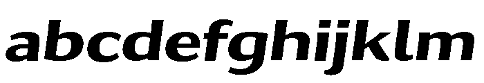 Collier Sans Wide Bold Italic FONT