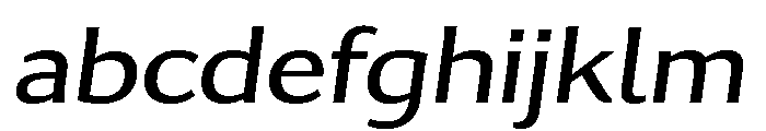 Collier Sans Wide Book Italic FONT