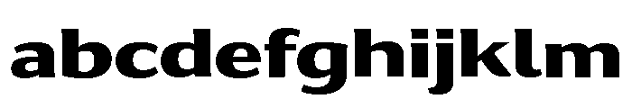 Collier Sans Wide Extra Bold FONT