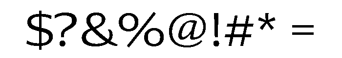 Collier Sans Wide Extra Light Font OTHER CHARS