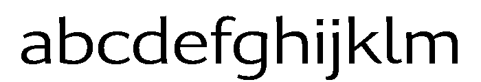 Collier Sans Wide Extra Light FONT