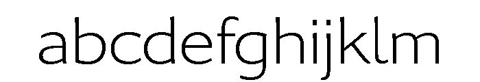 Collier Sans Wide Hairline FONT