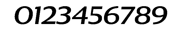 Collier Sans Wide Regular Italic Font OTHER CHARS