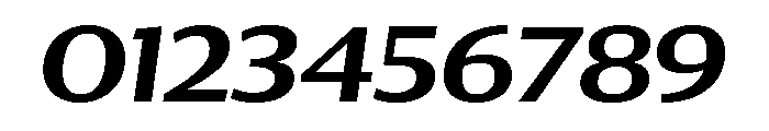 Collier Sans Wide Semi Bold Italic Font OTHER CHARS