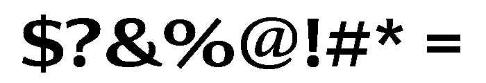 Collier Sans Wide Semi Bold Font OTHER CHARS