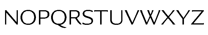 Collier Sans Wide Thin Font UPPERCASE