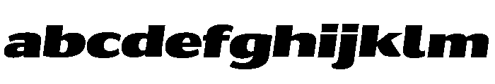 Collier Sans Wide Ultra Italic FONT
