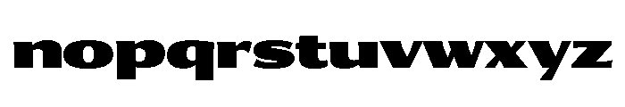 Collier Sans Wide Ultra Font LOWERCASE