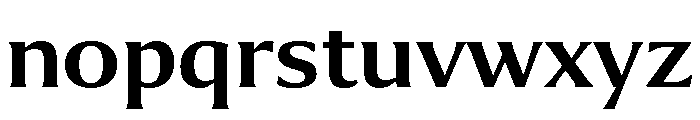 Collier Semi Bold Font LOWERCASE