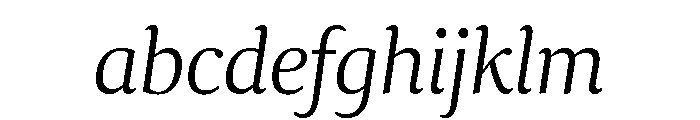 Collier Thin Italic FONT