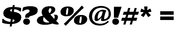 Collier Ultra Italic Font OTHER CHARS