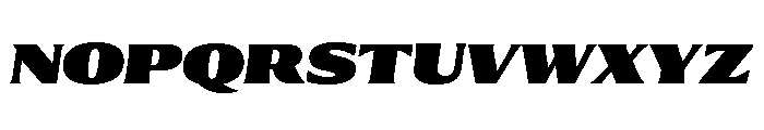 Collier Ultra Italic Font UPPERCASE