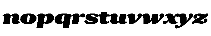 Collier Ultra Italic Font LOWERCASE