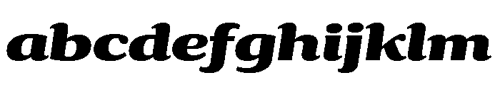 Collier Wide Black Italic FONT