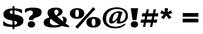 Collier Wide Black Font OTHER CHARS