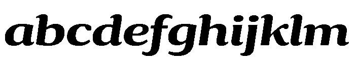 Collier Wide Bold Italic FONT