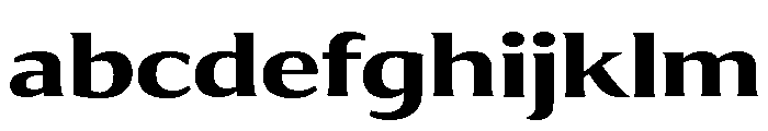Collier Wide Bold FONT