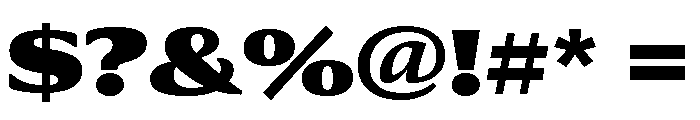 Collier Wide Extra Black Font OTHER CHARS