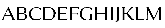 Collier Wide Extra Light Font UPPERCASE
