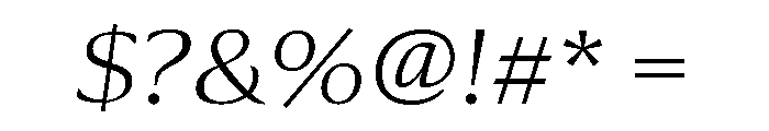 Collier Wide Extra Thin Italic Font OTHER CHARS