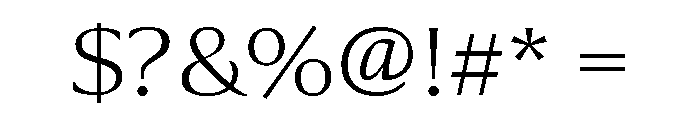 Collier Wide Extra Thin Font OTHER CHARS