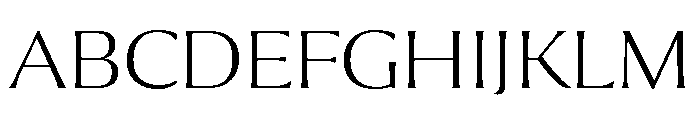 Collier Wide Extra Thin Font UPPERCASE