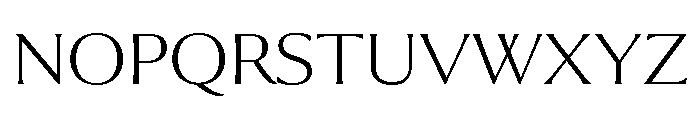 Collier Wide Extra Thin Font UPPERCASE