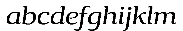 Collier Wide Light Italic FONT