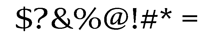 Collier Wide Light Font OTHER CHARS