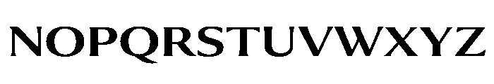 Collier Wide Semi Bold Font UPPERCASE