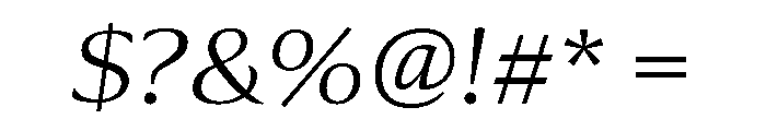 Collier Wide Thin Italic Font OTHER CHARS