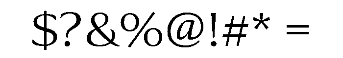 Collier Wide Thin Font OTHER CHARS