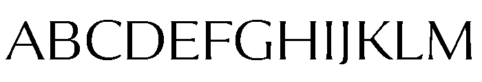 Collier Wide Thin Font UPPERCASE