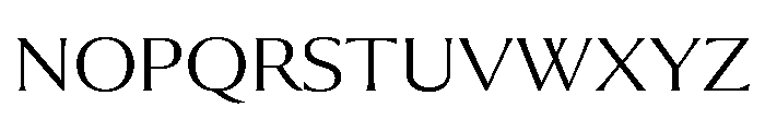 Collier Wide Thin Font UPPERCASE