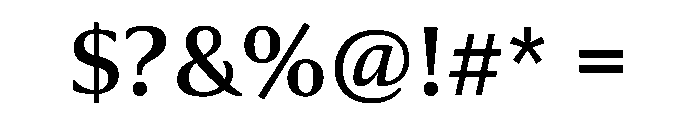 Collier Font OTHER CHARS