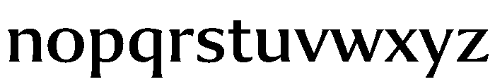 Collier Font LOWERCASE