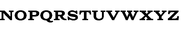Columbia Titling Bold Font LOWERCASE