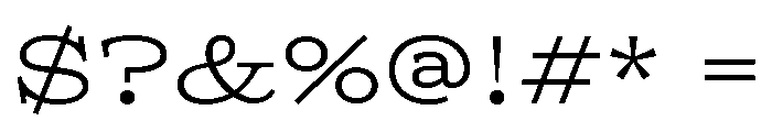 Columbia Titling Light Font OTHER CHARS