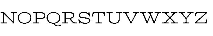 Columbia Titling Light Font LOWERCASE