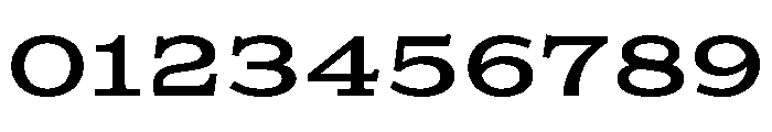 Columbia Titling Medium Font OTHER CHARS