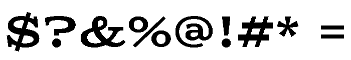 Columbia Titling Medium Font OTHER CHARS