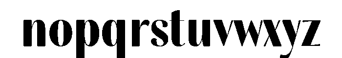 Combinado Sans Bold Font LOWERCASE