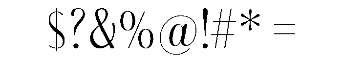 Combinado Sans Light Font OTHER CHARS