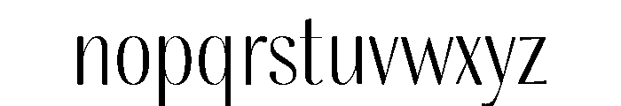 Combinado Sans Light Font LOWERCASE