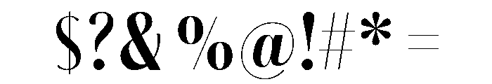 Combinado Sans Regular Font OTHER CHARS