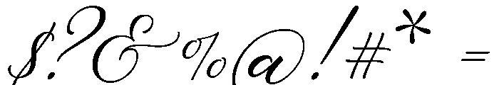 Combinado Script Regular Font OTHER CHARS