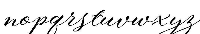 Combinado Script Regular Font LOWERCASE